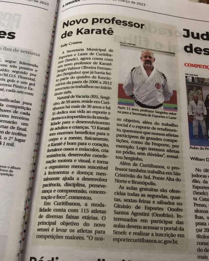 Matéria jornal de curitibanos